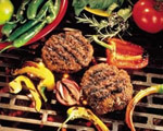 Beef Burgers with Spicy Red Pepper Salsa